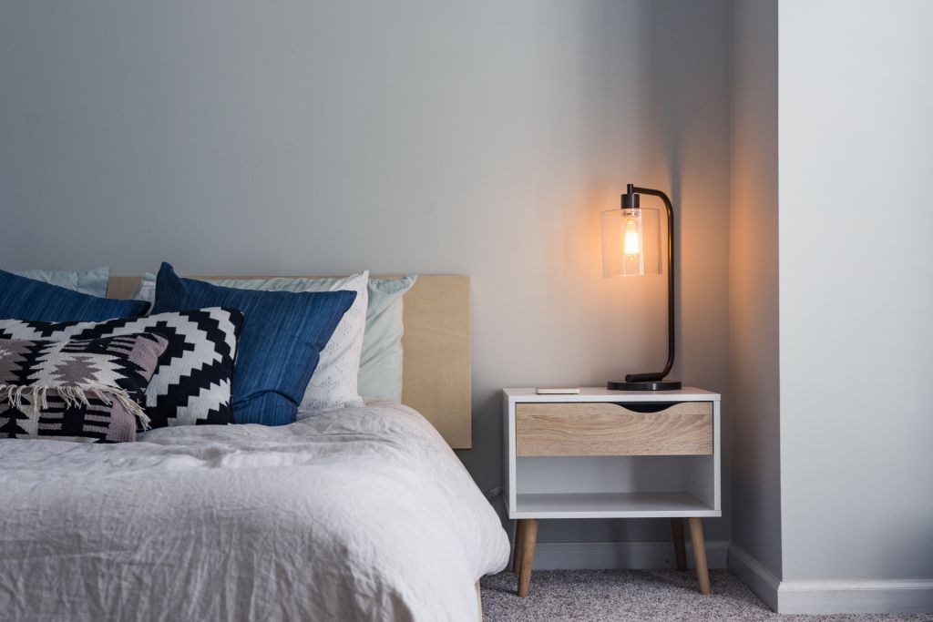 Bedroom of House 201 in Cantref