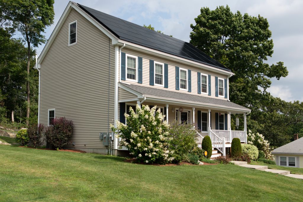 Exterior of House 167 in Mostyn