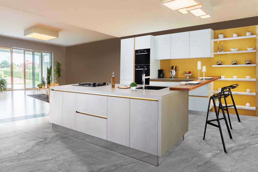 Kitchen of House 310 in Ruabon