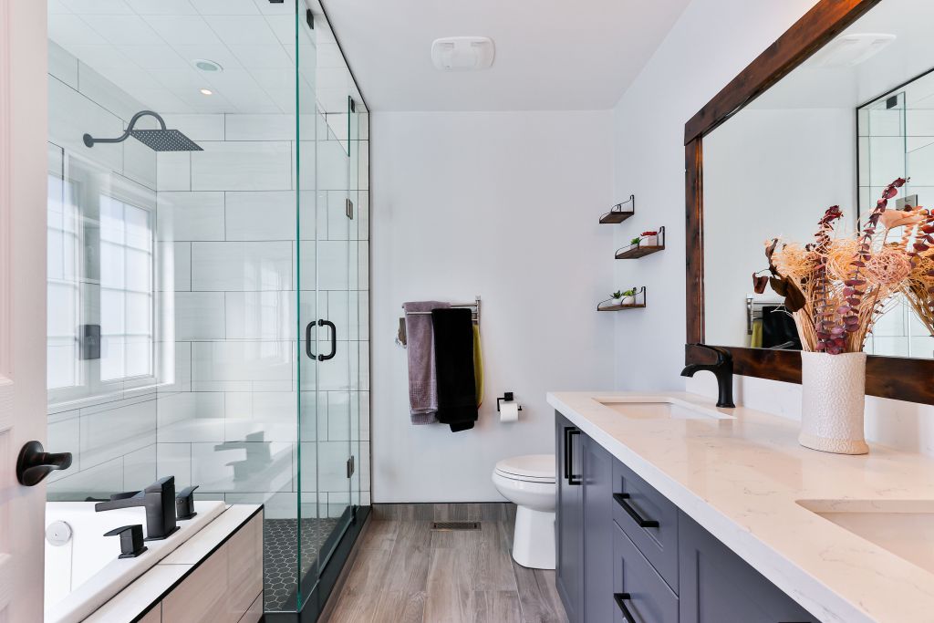Bathroom of House 144 in North Isles